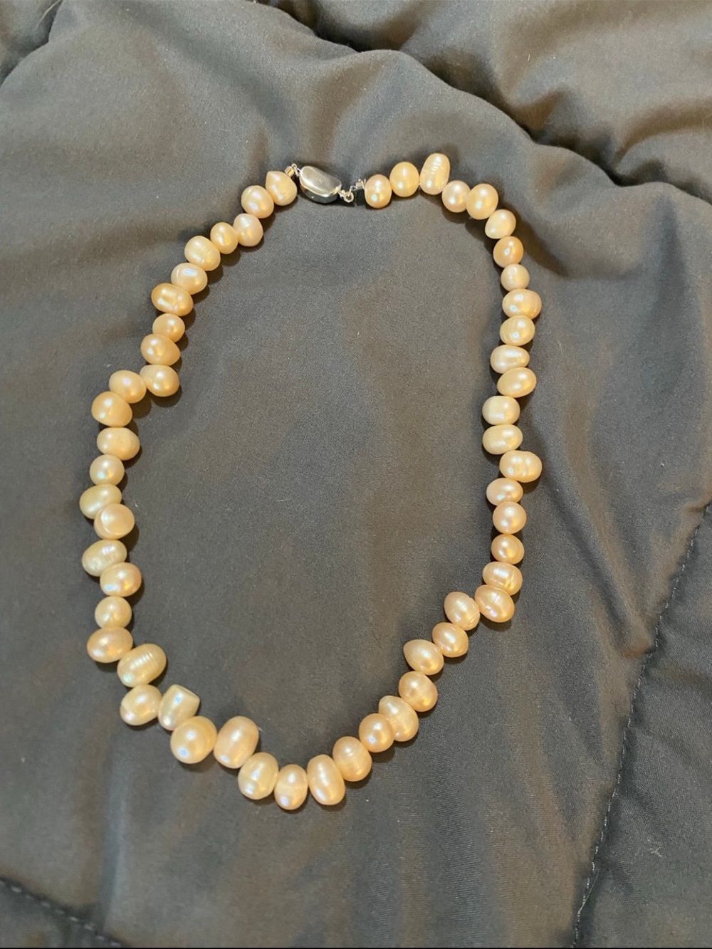 Freshwater Pearl Necklace - Cream Pearls